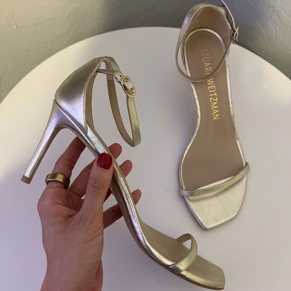 Stuart Weitzman Nudistcurve Heel Size 10